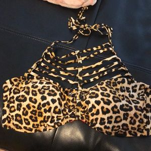 Leopard Swimsuit Top Only